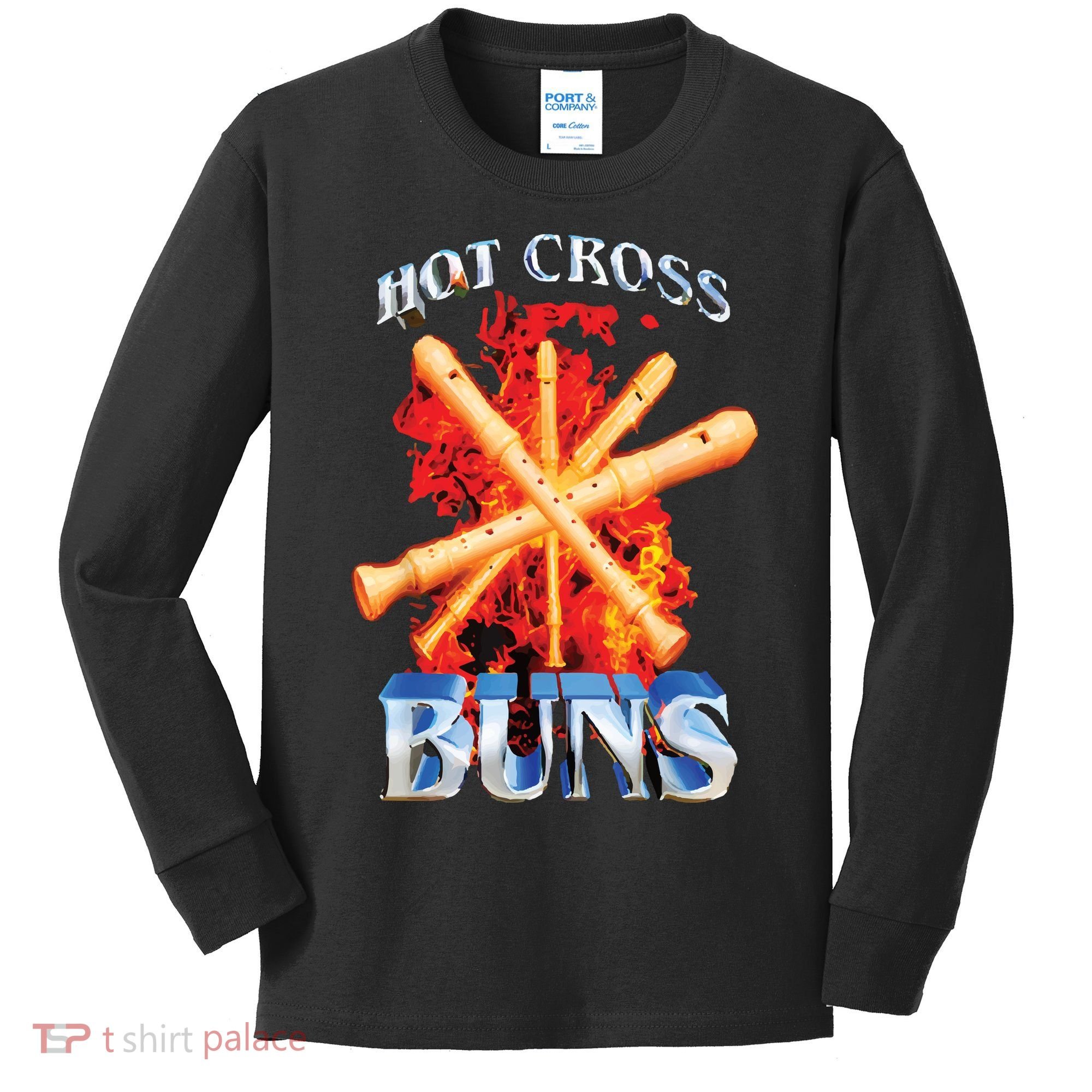 Hot Cross Buns Kids Long Sleeve Shirt