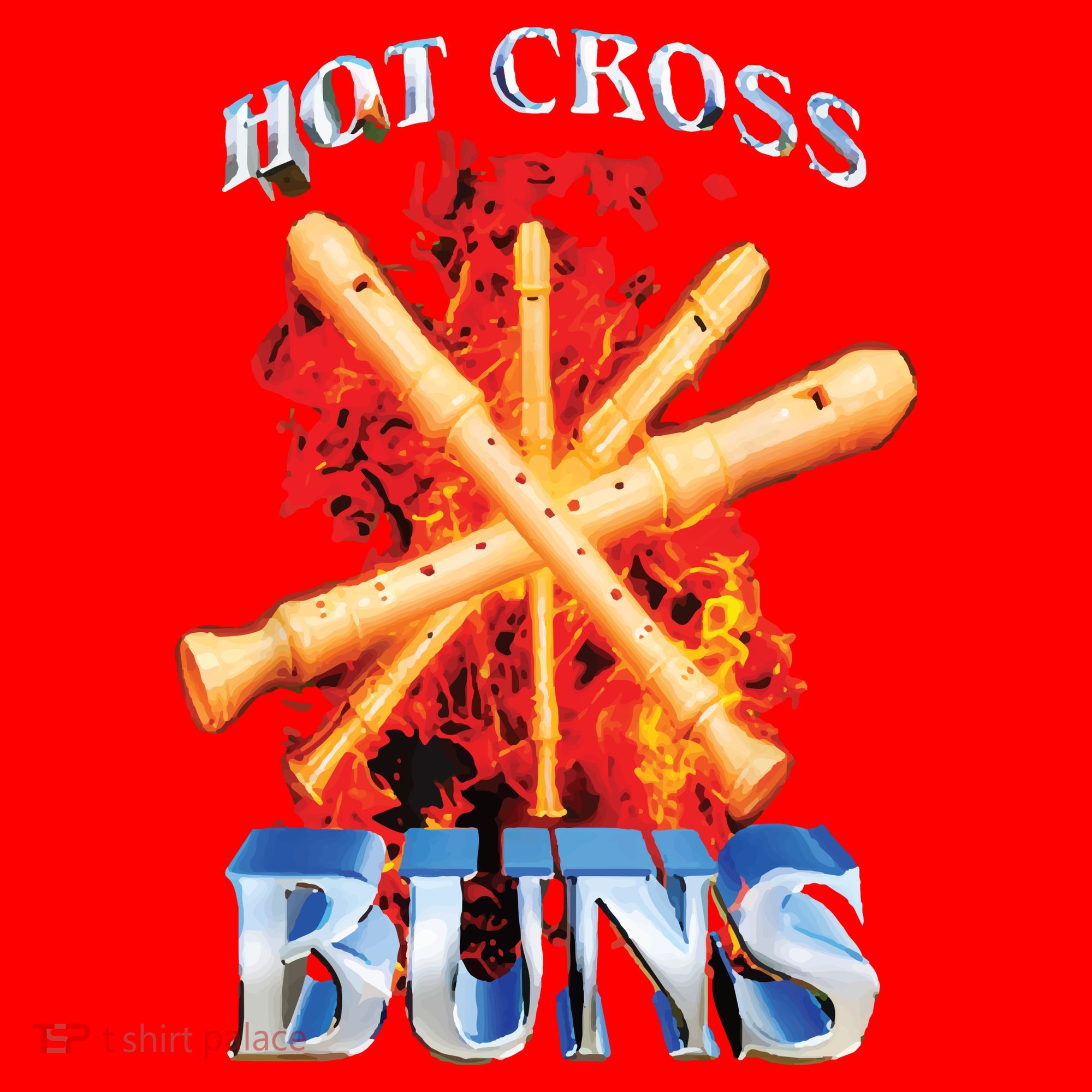 Hot Cross Buns Santa Hat
