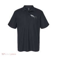 Halloween Cat Black Lover Skeleton Hand Boop Polo thumb 0