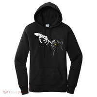 Halloween Cat Black Lover Skeleton Hand Boop Women's Hoodie thumb 0