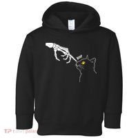 Halloween Cat Black Lover Skeleton Hand Boop Toddler Hoodie thumb 0