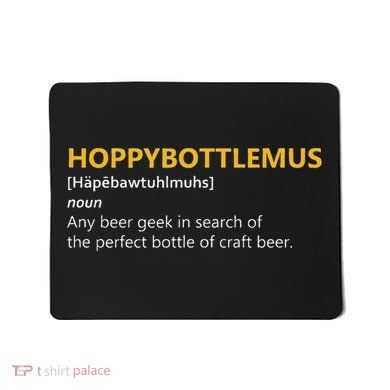 Hoppybottlemus Craft Beer Hops Mousepad