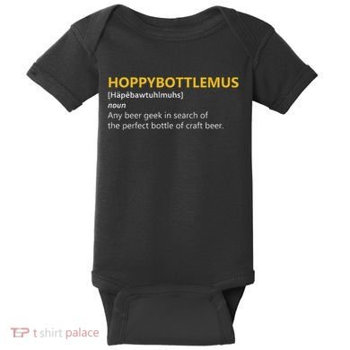 Hoppybottlemus Craft Beer Hops Baby Bodysuit
