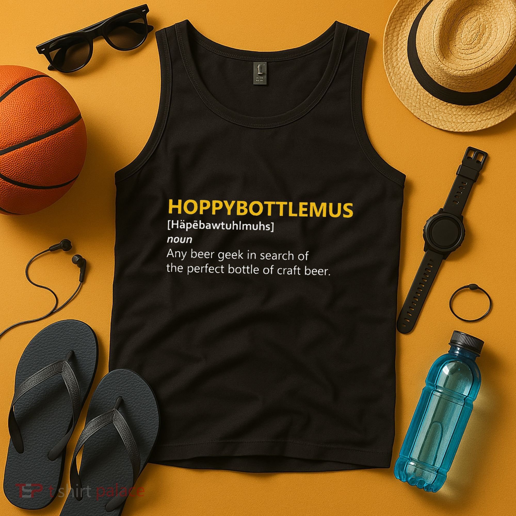 Hoppybottlemus Craft Beer Hops Tank Top