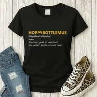 Hoppybottlemus Craft Beer Hops Women's T-Shirt thumb 3