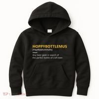 Hoppybottlemus Craft Beer Hops Kids Hoodie thumb 0