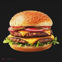 Hamburger Cheese Bbq Lovers Doggie Tank thumb 4