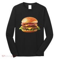 Hamburger Cheese Bbq Lovers Long Sleeve Shirt thumb 0