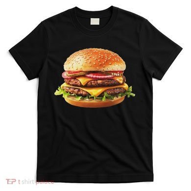 Hamburger Cheese Bbq Lovers T-Shirt