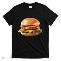 Hamburger Cheese Bbq Lovers T-Shirt thumb 0
