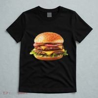 Hamburger Cheese Bbq Lovers T-Shirt thumb 5