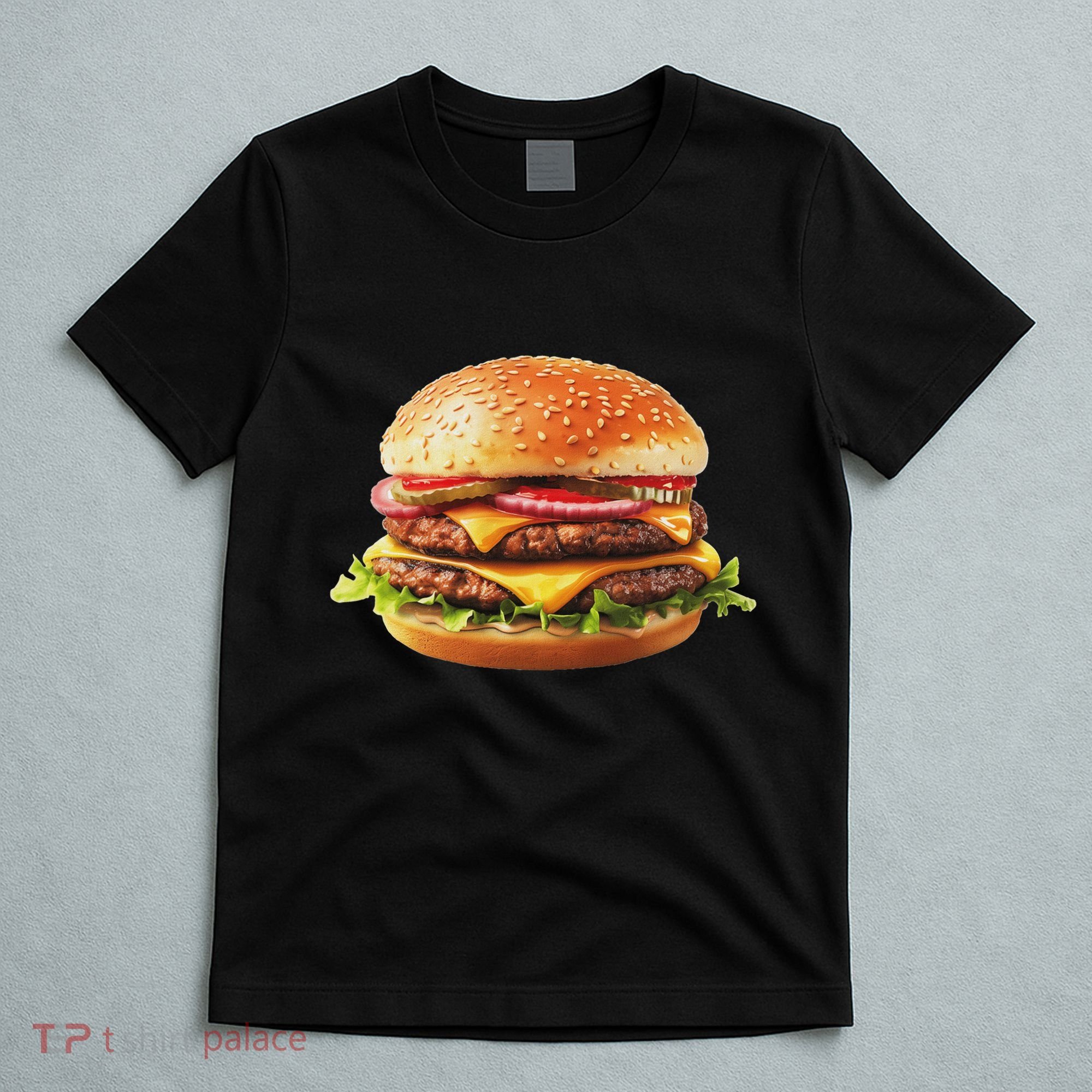 Hamburger Cheese Bbq Lovers T-Shirt