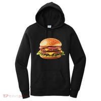 Hamburger Cheese Bbq Lovers Women's Hoodie thumb 0