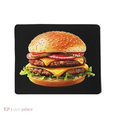 Hamburger Cheese Bbq Lovers Mousepad