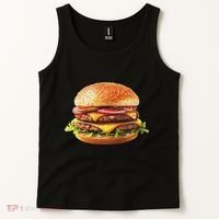 Hamburger Cheese Bbq Lovers Tank Top thumb 2