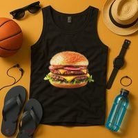 Hamburger Cheese Bbq Lovers Tank Top thumb 4