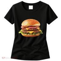 Hamburger Cheese Bbq Lovers Women's T-Shirt thumb 0