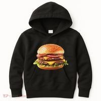 Hamburger Cheese Bbq Lovers Kids Hoodie thumb 0