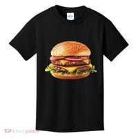 Hamburger Cheese Bbq Lovers Kids T-Shirt thumb 0