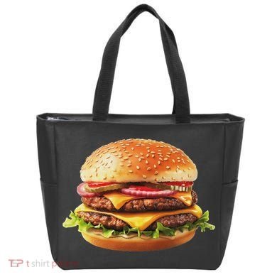 Hamburger Cheese Bbq Lovers Tote Bag