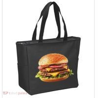 Hamburger Cheese Bbq Lovers Tote Bag thumb 2