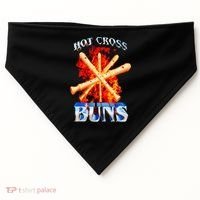 Hot Cross Buns USA-Made Doggie Bandana thumb 0