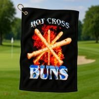 Hot Cross Buns Golf Towel thumb 1