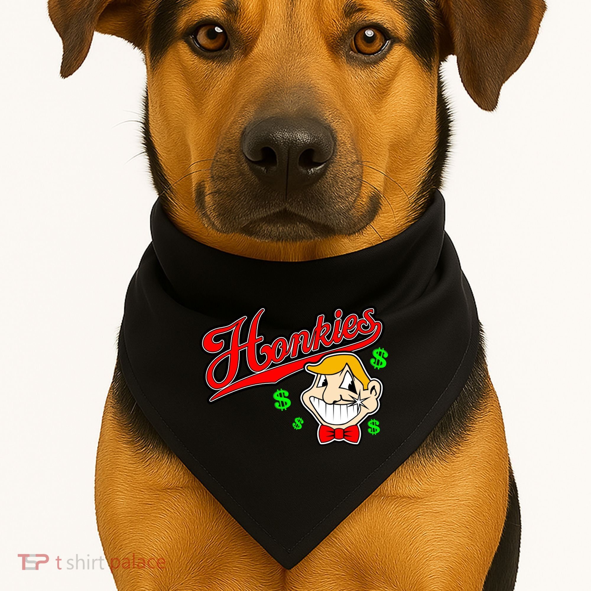 Honkies Caucasians Baseball USA-Made Doggie Bandana