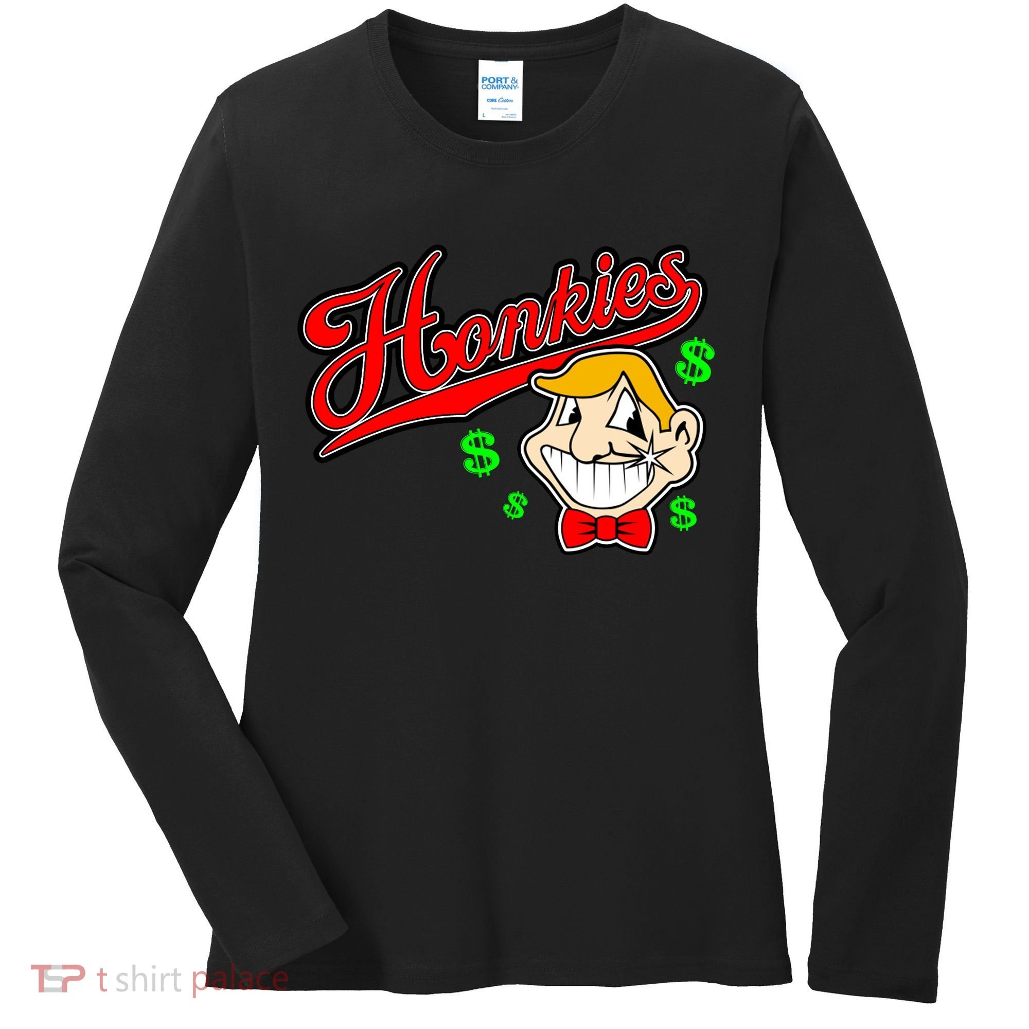 Honkies Caucasians Baseball Women's Long Sleeve Shirt