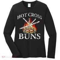 Hot Cross Buns And Recorder Gift Women's Long Sleeve Shirt thumb 0