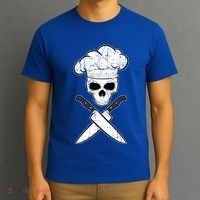 Head Chef Cook Catering Culinary School Cookery Set Foodie Gift T-Shirt thumb 3