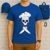 Head Chef Cook Catering Culinary School Cookery Set Foodie Gift T-Shirt thumb 6