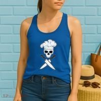 Head Chef Cook Catering Culinary School Cookery Set Foodie Gift Women's Tank Top thumb 2