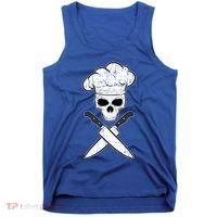 Head Chef Cook Catering Culinary School Cookery Set Foodie Gift Tank Top thumb 0