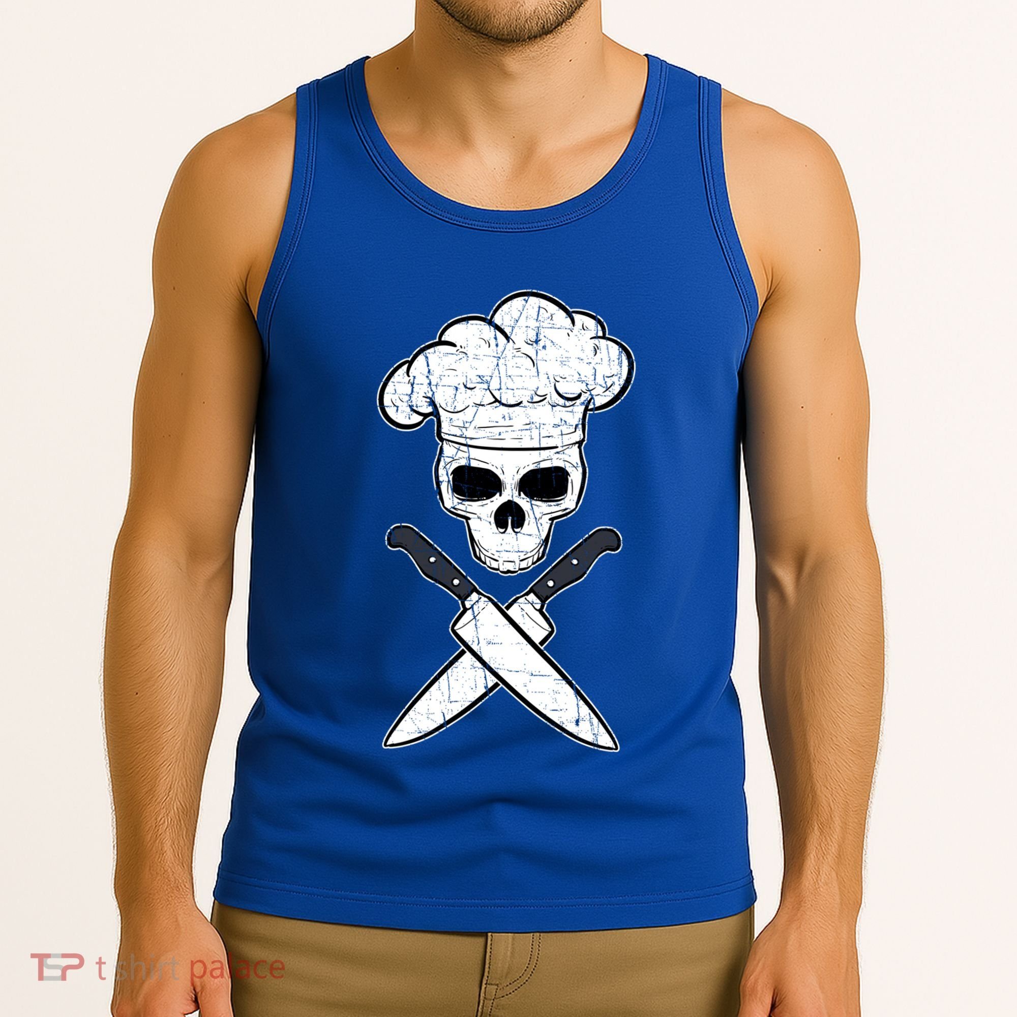 Head Chef Cook Catering Culinary School Cookery Set Foodie Gift Tank Top