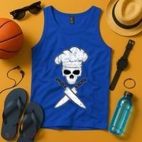 Head Chef Cook Catering Culinary School Cookery Set Foodie Gift Tank Top thumb 4