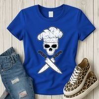 Head Chef Cook Catering Culinary School Cookery Set Foodie Gift Women's T-Shirt thumb 3