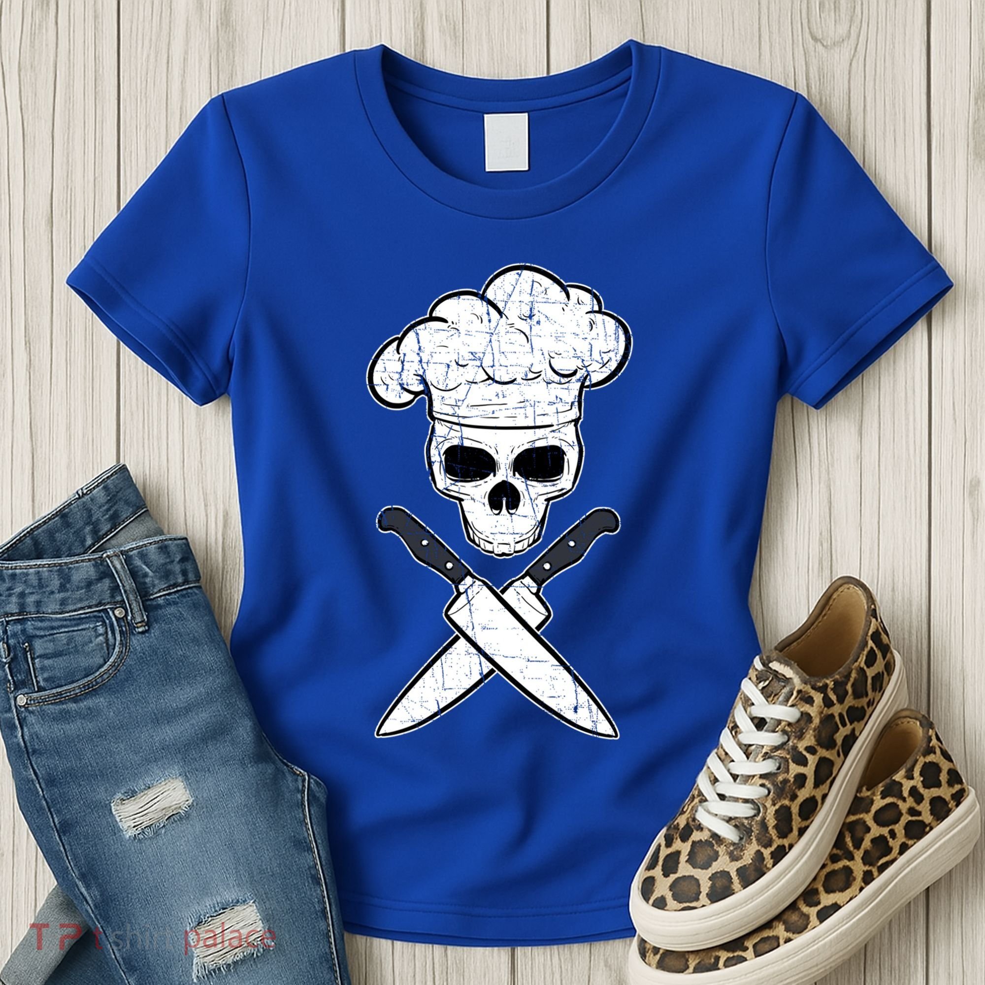 Head Chef Cook Catering Culinary School Cookery Set Foodie Gift Women's T-Shirt