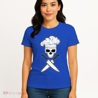 Head Chef Cook Catering Culinary School Cookery Set Foodie Gift Women's T-Shirt thumb 4