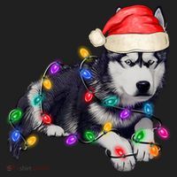 Husky Christmas Cute Dog Lover Holiday Tumbler thumb 3