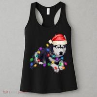Husky Christmas Cute Dog Lover Holiday Women's Tank Top thumb 3