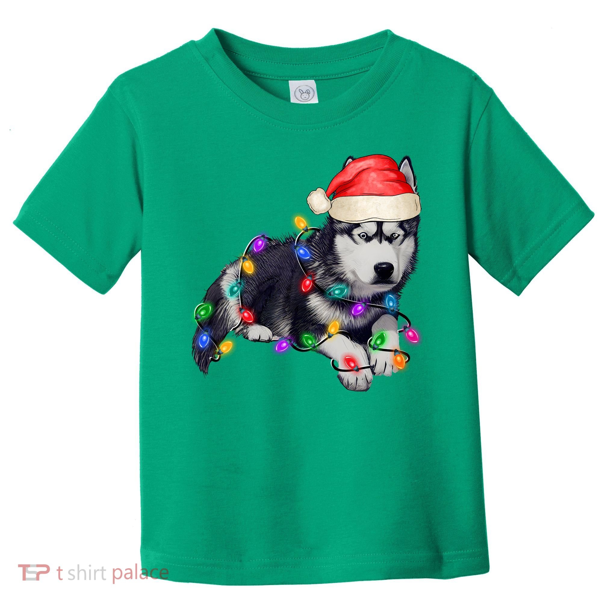 Husky Christmas Cute Dog Lover Holiday Toddler T-Shirt