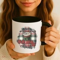 Hot Cocoa Cookies Drink Hot Chocolate Watch Christmas Coffee Mug thumb 3