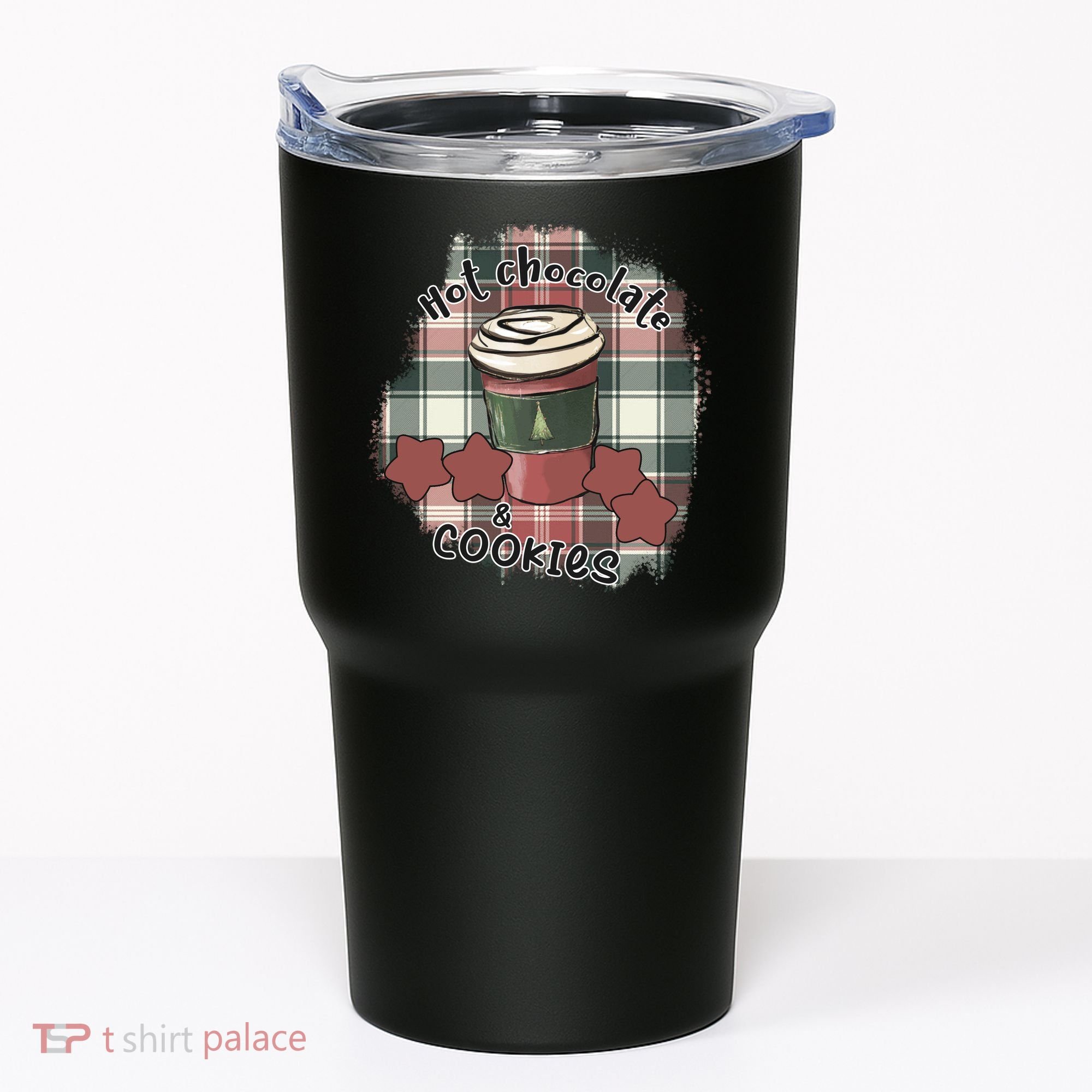Hot Cocoa Cookies Drink Hot Chocolate Watch Christmas Tumbler