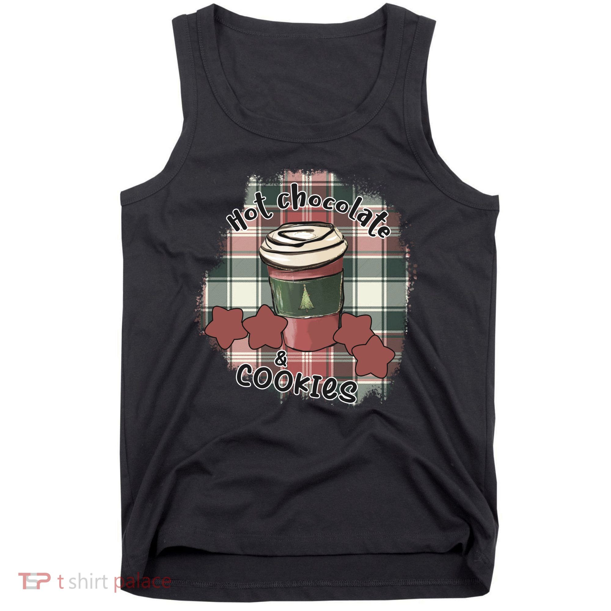 Hot Cocoa Cookies Drink Hot Chocolate Watch Christmas Tank Top