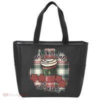 Hot Cocoa Cookies Drink Hot Chocolate Watch Christmas Tote Bag thumb 0