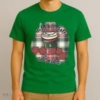Hot Cocoa Cookies Drink Hot Chocolate Watch Christmas T-Shirt thumb 3