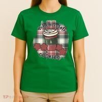 Hot Cocoa Cookies Drink Hot Chocolate Watch Christmas T-Shirt thumb 4