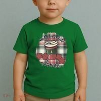 Hot Cocoa Cookies Drink Hot Chocolate Watch Christmas Toddler T-Shirt thumb 2