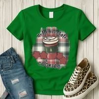 Hot Cocoa Cookies Drink Hot Chocolate Watch Christmas Women's T-Shirt thumb 3